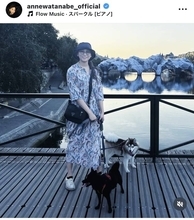 杏、愛犬と早朝のパリ散歩「ポン・ヌフが涼しげな洞窟に…」映画みたいな風景に「幻想的すぎて」「いつも素敵」