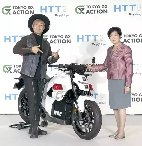 箱根駅伝で初の国産ＥＶ白バイ　東京都内区間で先導車として４台使用　小池百合子知事「早く見たい」