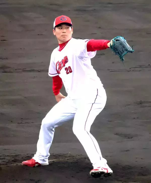 【広島】先発転向の栗林良吏が「完投調整」　シート打撃登板後にブルペンで１２６球「本当にいい時間」