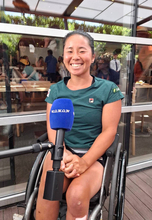 【全仏テニス】車いすテニス世界女王　上地結衣　全仏２連覇に向けて新ラケットで挑戦　「失敗を恐れず、これまで以上にアグレッシブに」