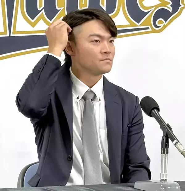 【オリックス】山中稜真が２００万円増の１０００万円でサイン「いい経験ができた」４月に球団新人初の初回先頭打者弾