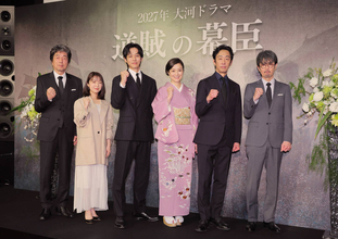 上白石萌音、２７年大河ドラマで松坂桃李の妻役　主人公・小栗忠順を敬愛する実父とハイタッチ「親孝行にもなる」