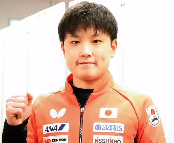 【卓球】張本智和「卓球ではかわいげなくなった（笑）」松島とダブルエース　男子最強布陣で５７年ぶり頂点へ…世界卓球へ出発
