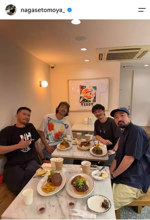「え！？！？長瀬くん？？」元ＴＯＫＩＯ長瀬智也　ロン毛から激変！「まさかの」「顔の小ささ圧倒的」「久しぶり」