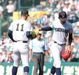「【甲子園】横浜・織田翔希「本当に申し訳ないという気持ちがすごく大きかった」まさかの３回途中４失点ＫＯで敗退　渡辺元監督－松坂大輔以来２８年ぶりＶならず」の画像1