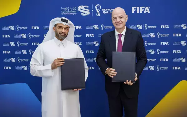 ２２年カタールＷ杯の大会運営ノウハウが２６年北中米Ｗ杯へ　スタッフを派遣　ＦＩＦＡと覚書締結