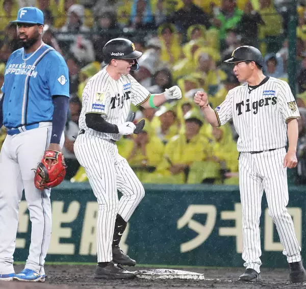 【阪神】キャム・ディベイニーが来日初打席初安打！堀瑞輝の初球ストレートを左前へ