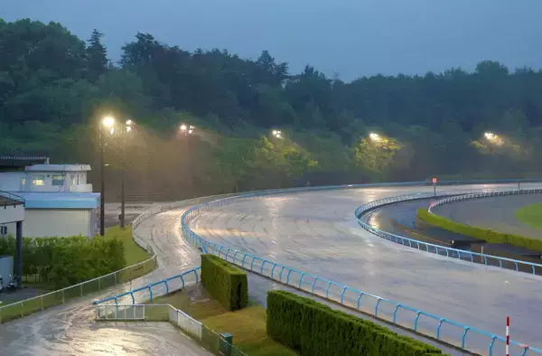 【安田記念】栗東トレセンが追い切り時間帯に暴風雨　ワールズエンドと橋口勢２頭が木曜追いに変更