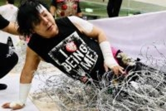 「頚椎損傷」大仁田厚、復帰戦で敗れる…「本調子じゃなくてすみません」…２・２３堺