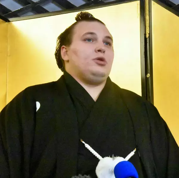 安青錦が大関昇進披露宴　名古屋場所は関脇に転落も「今までしたことなかった経験。生かして、来場所にぶつけたい」