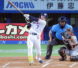 【ヤクルト】長岡秀樹が球団４８年ぶりの２試合連続初回先頭打者本塁打「チームに勢いを与える一打になれば」