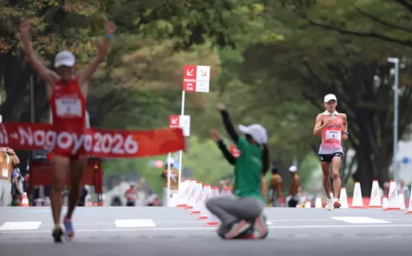【陸上】山西利和が男子ハーフマラソン競歩で２度目の銀メダル獲得、吉川絢斗は４位　 女子は柳井綾音の４位が最高…名古屋アジア大会