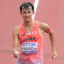 男子マラソン競歩、川野将虎が世界新Ｖ　２時間５５分１４秒（速報値）…全日本競歩高畠大会