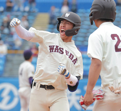 【大学野球】小宮山悟監督が「代打５人」の執念タクトで早明戦に先勝　Ｖ打のヒーローは「正直、ここで自分かと…」