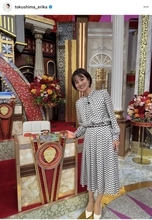 日テレ・徳島えりかアナ、フレアワンピがエレガント！「美しさに磨きがかかってる」「相変わらず可愛い〜」