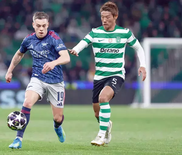 ＭＦ守田英正、アーセナル相手に攻守で奮闘…まさかの代表活動落選も欧州ＣＬでＷ杯メンバー滑り込みアピール