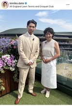 伊達公子さん、人気俳優とウィンブルドンで対談＆爽やか２ショット公開！「初めてのＷｉｍｂｌｅｄｏｎ」