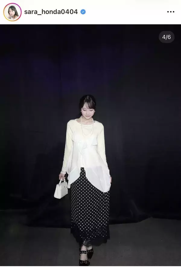 本田紗来「ＴＧＣ新潟」のオフショット公開「全部の写真が可愛すぎる」「めっちゃ綺麗」