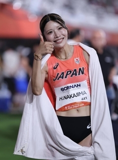 【陸上】中島ひとみ、銀メダルも「素敵な負けでした」金メダルの福部真子とワンツー　悔し涙も見せた…アジア大会女子１００メートル障害
