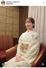 「スー女」山根千佳、淡いグリーンの着物姿が話題「金星」「清純美貌を感じます」「まさしく和服美人」
