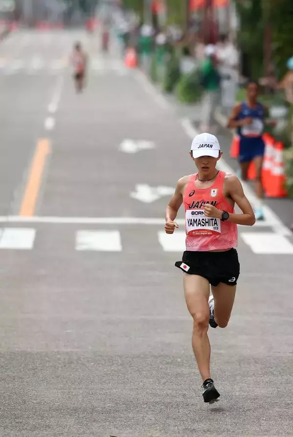 【陸上】男子マラソン　山下一貴が２大会ぶりの日本勢の金メダル　ゴール後“一貴スマイル”弾ける「プレッシャーから解放されて、めちゃくちゃ嬉しい」…アジア大会