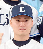 「【西武】ドラフト３位・秋山俊がロッテのドラ１石垣元気にメラッ！同じ北海道・登別市出身「負けたくない気持ちある」」の画像1