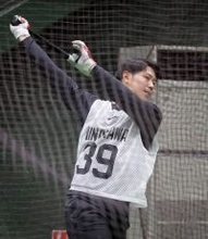 【巨人】ドラ４皆川岳飛らがマシン打撃で快音…新人合同自主トレ２日目