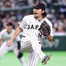 沢村賞投手・伊藤大海は同点弾を浴びるも３回６奪三振　１安打２失点で種市につなぐ