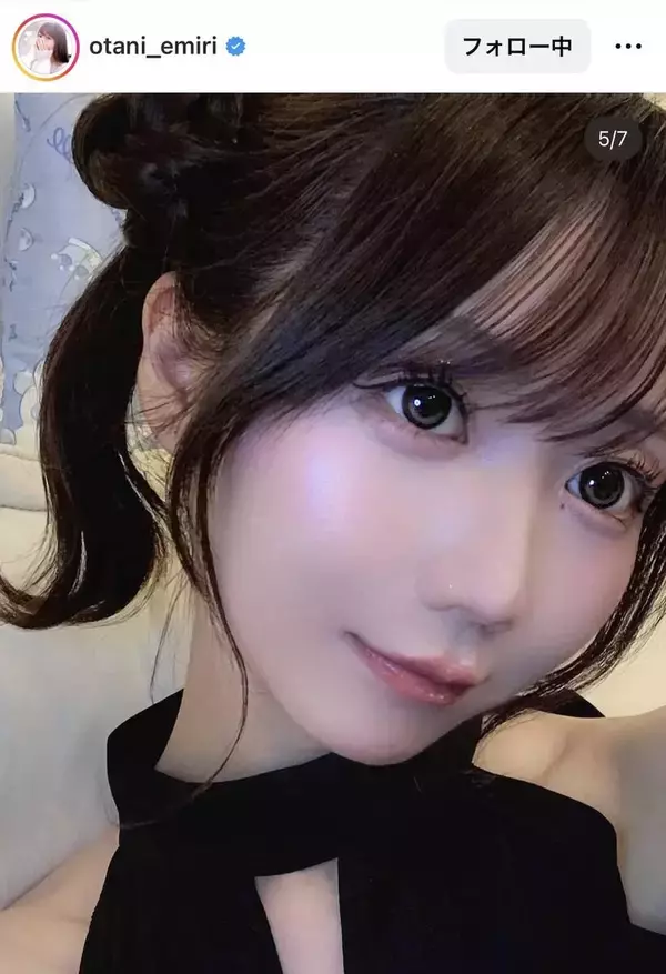 イコラブ・大谷映美里、肩出し姿の「くらげヘア」にうっとり！「可愛過ぎる」「最高だよ！」「似合ってる！」