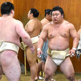 「三役目前の藤ノ川、大関・霧島らと１６番　体重増にも意欲「今は１２５キロ、１３０キロぐらいにしたい」」の画像1
