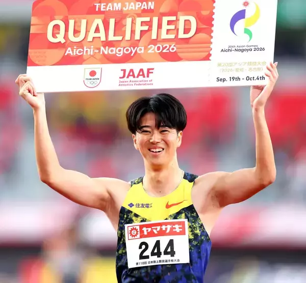 男子１００Ｍは多田修平が５年ぶり２度目Ｖでガッツポーズ「最低限優勝はできた」２位に西岡尚輝、３位に桐生祥秀…陸上日本選手権