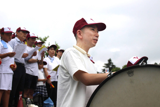 【高校野球】創部１年目の四谷学院は応援団もデビュー戦　全国から駆けつけた４０人が全力応援