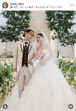 結婚から５年…ゆってぃ＆石川あんな夫妻、結婚式で純白ドレス！愛娘も登場「完全に主役を奪われました」