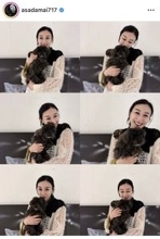 浅田舞　愛犬を抱く姿が「めちゃくちゃ可愛い」「ステキな舞さん」