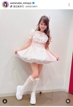 「奇跡」の５６歳！渡辺美奈代の全身ショットに騒然「とびっきり可愛い～」「永遠のアイドル」「お姫様」