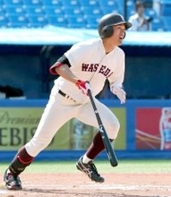 【大学野球】横浜で主将を務めた早大のルーキー・阿部葉太　つなぎの内野安打で勝利に貢献