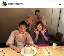 野沢直子　お笑い大スターら豪華メンバーと恒例食事会「笑いすぎの幸せすぎ」集合ショットに「素敵すぎる！」「よい関係ですね」