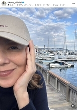 ５９歳・ＲＩＫＡＣＯ、どアップショットに「なぜにそんなにキレイなのですか？」「海が似合う女性って、カッコ良くて素敵」