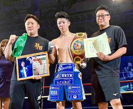 【ボクシング】ＷＢＯ―ＡＰ王者・武藤涼太、５回ＴＫＯで初防衛「いずれ絶対に世界を獲る」