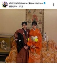 市川團十郎の子ども２人が「美男美女に成長」「聡明そう」「同じ身長に」「月日が早い」とファンしみじみ