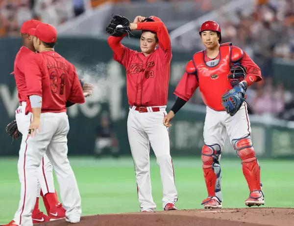 【広島】チーム最多６勝の岡本駿が大誤算…自己最悪９失点で最短４回ＫＯ　新井貴浩監督「乗り越えて欲しい」３連敗で今季最多の借金１５　きょう敗戦で中日勝利なら最下位転落