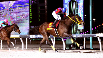 【クイーン賞】トップハンデ５７キロ克服　１番人気のテンカジョウが重賞４勝目　松山弘平騎手「非常に強かった」