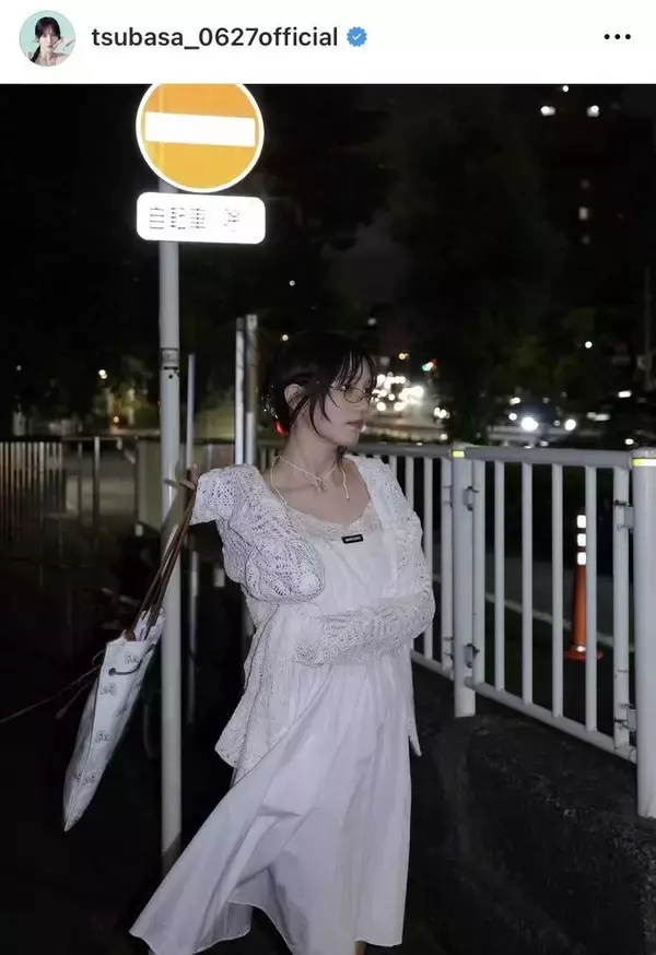 「え、まって天使すぎるやばい」本田翼、白ワンピで夜の街を歩く姿に反響「夜にこんな美女が」「私服かわいい」