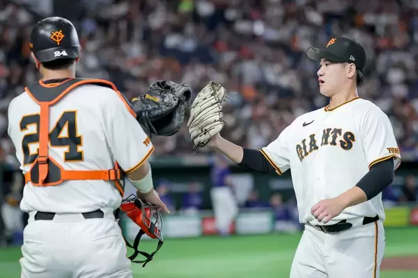 【巨人】大城卓三が８回０封の井上温大に「ナイスピッチング！」投球だけでなく立ち振る舞いも評価「堂々としてる」