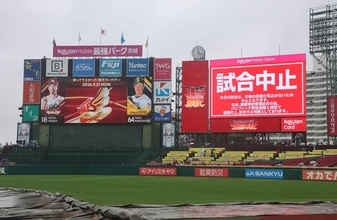 【楽天】 ソフトバンク戦は雨天中止　前田健太が先発予定の一戦　今季初の６連勝は次戦に持ち越し