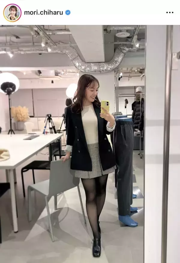 フリーアナの美スタイル！「脚長っ！！」「どちらのモデルさんですか」「美脚」印象ガラリの森千晴アナ