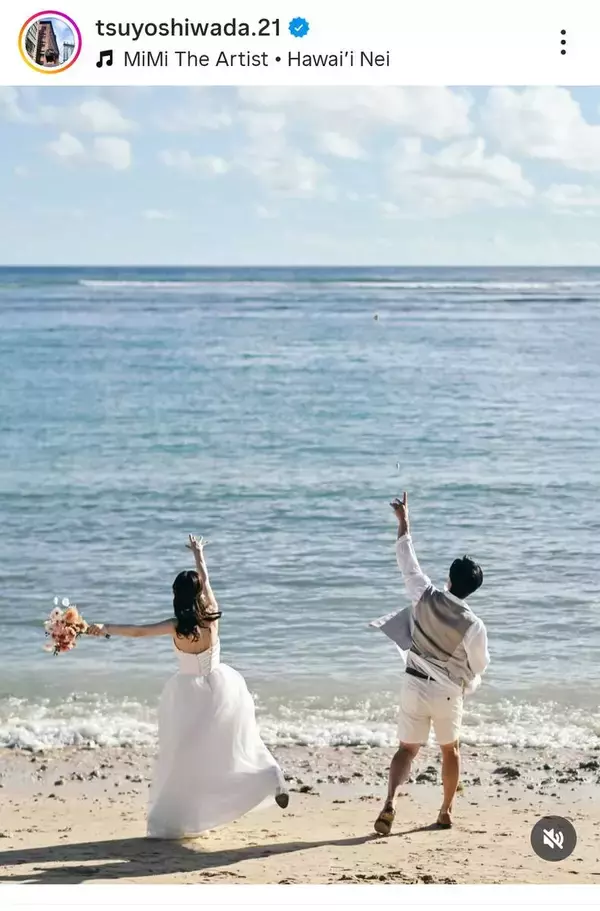 妻は仲根かすみさん…和田毅氏が「結婚２０周年」ウェディングフォトが素敵！「美男美女」「可愛すぎる」