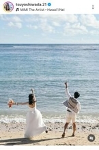 妻は仲根かすみさん…和田毅氏が「結婚２０周年」ウェディングフォトが素敵！「美男美女」「可愛すぎる」