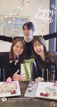 元フジ・高島彩アナが歴代「めざまし」キャスターの豪華３ショット公開　カトパン＆井上清華アナの誕生日祝福