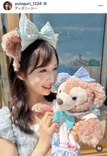 「ジュビリーブルーに染まった日」ＡＫＢ４８・小栗有以のディズニー撮にファン興奮「似合いすぎて可愛すぎる」